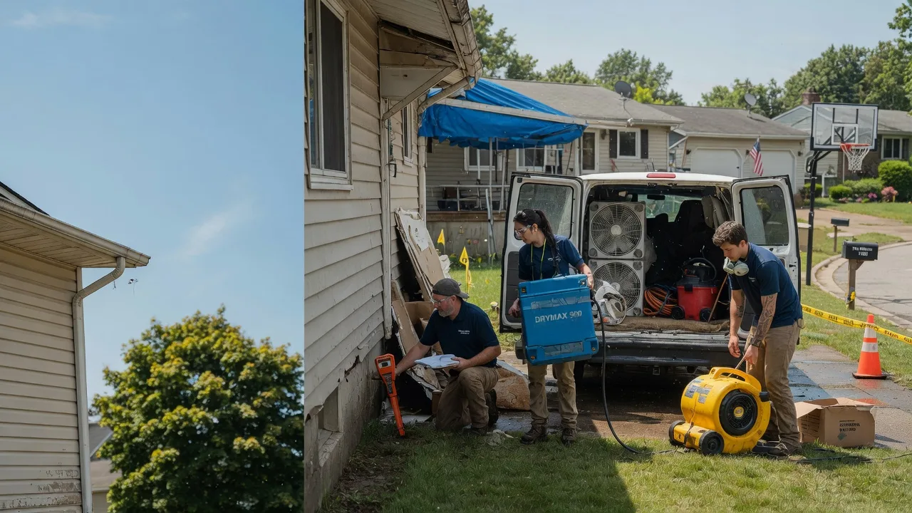 Ceiling Leak Cleanup in Rutland, OH near me
