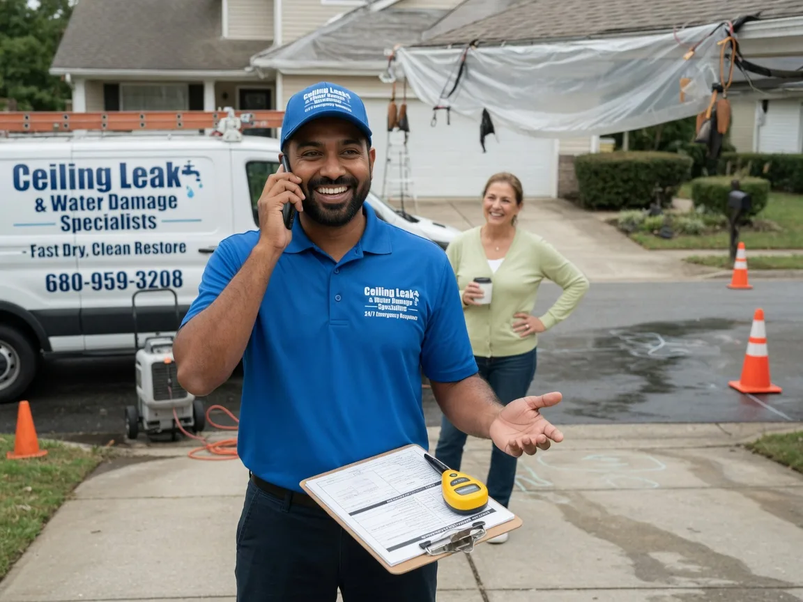 Ceiling Leak Cleanup Rutland, OH FAQs